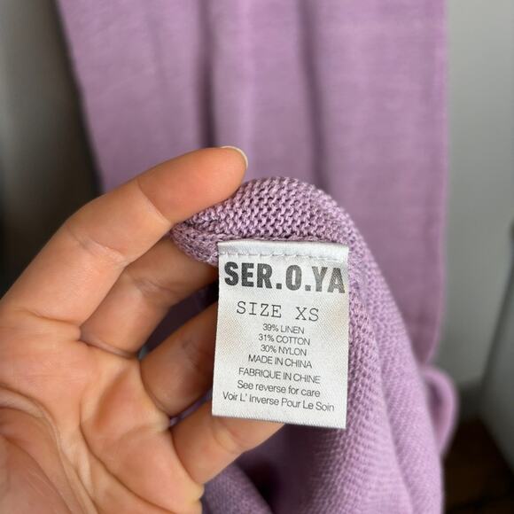 SER.O.YA Jasmine Knit Dress in Lilac - Picture 10 of 10